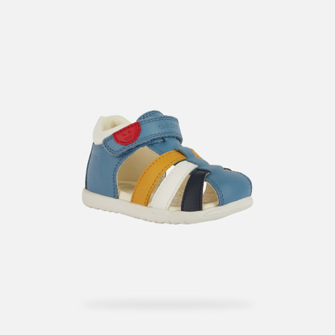 closed toe sandals SANDAL MACCHIA BABY Avio/Multicolor - image number 2 | GEOX