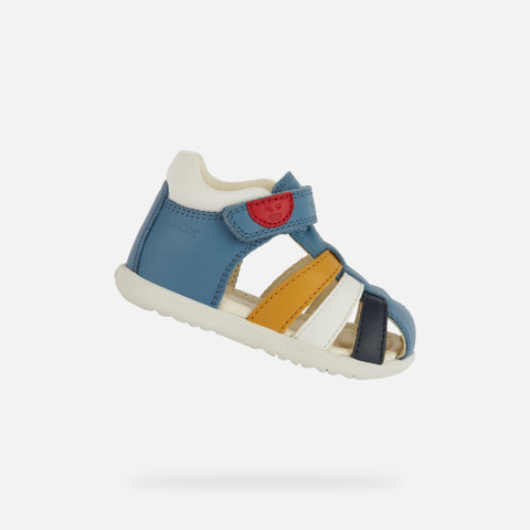 closed toe sandals SANDAL MACCHIA BABY Avio/Multicolor - image number 0 | GEOX