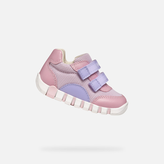 Sneakers mit riemchen IUPIDOO BABY Rosa/Lila | GEOX