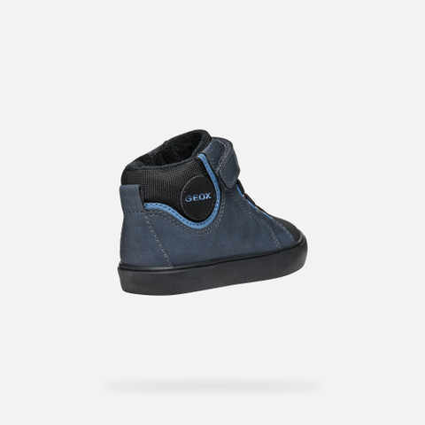 High top sneakers GISLI TODDLER BOY Navy/Light Blue - image number 4 | GEOX