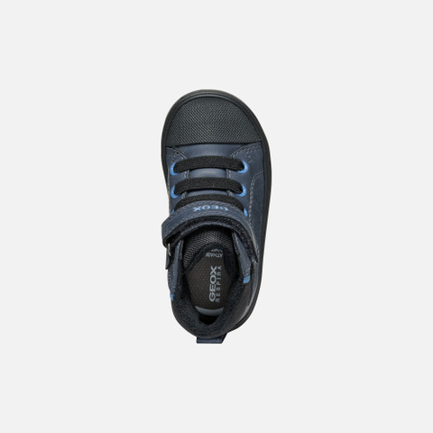 High top sneakers GISLI TODDLER BOY Navy/Light Blue - image number 5 | GEOX