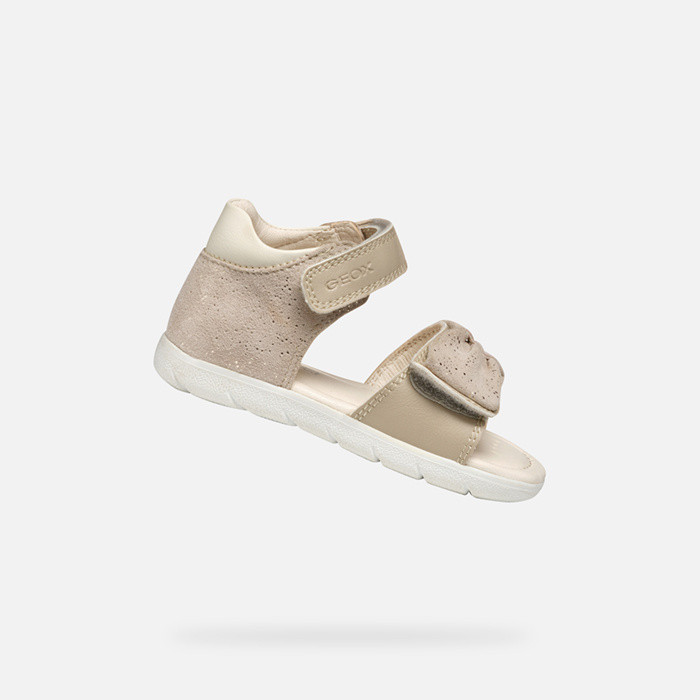 Sandalen mit riemchen SANDAL ALUL KLEINKIND MÄDCHEN Beige | GEOX