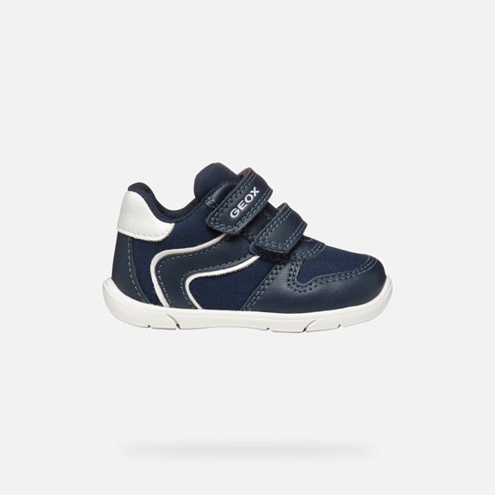 Sneakers with straps ZAPITO BABY BOY Navy/White | GEOX