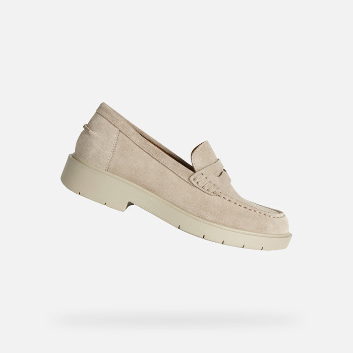 Suede loafers SPHERICA EC1 WOMAN Sand | GEOX