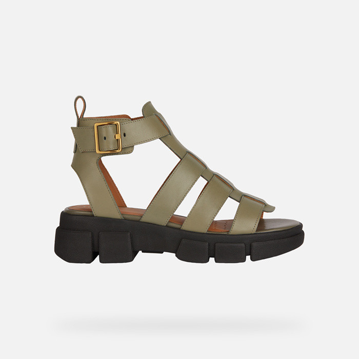Platform sandals LISBONA WOMAN Sage | GEOX