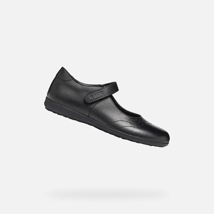 Ballerines avec déchirure IBERIDE FILLE Noir | GEOX