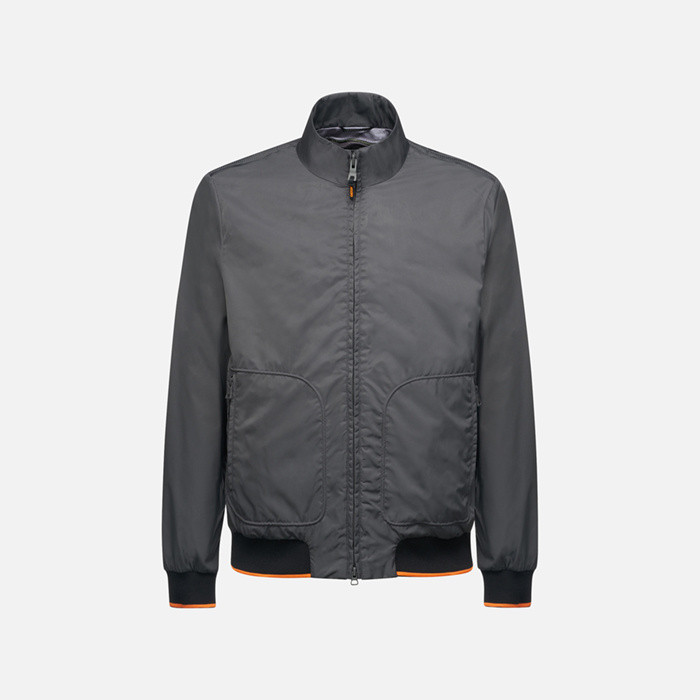 Bomber jacket SNAKE 2.0 MAN Anthracite | GEOX