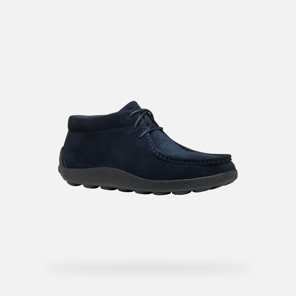 Suede loafers SPHERICA EC14 MAN Navy - image number 3 | GEOX