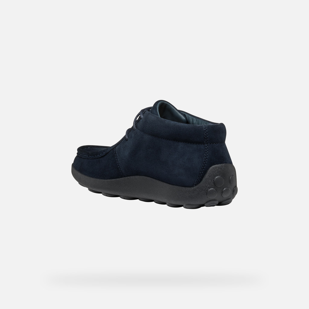 Suede loafers SPHERICA EC14 MAN Navy - image number 4 | GEOX